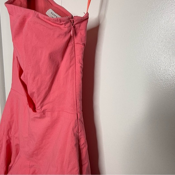Derek Lam - Coral One Shoulder Puff Dress bubble hem mini dress RTR IT 38/ US 2 - Picture 7 of 14